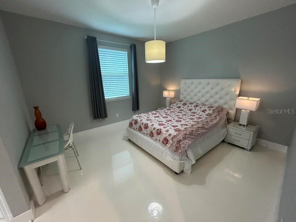 Bedroom, Interior, Pendant Lights