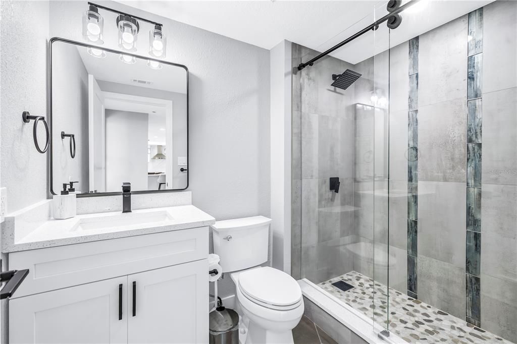Bathroom, Glass Shower, Interior