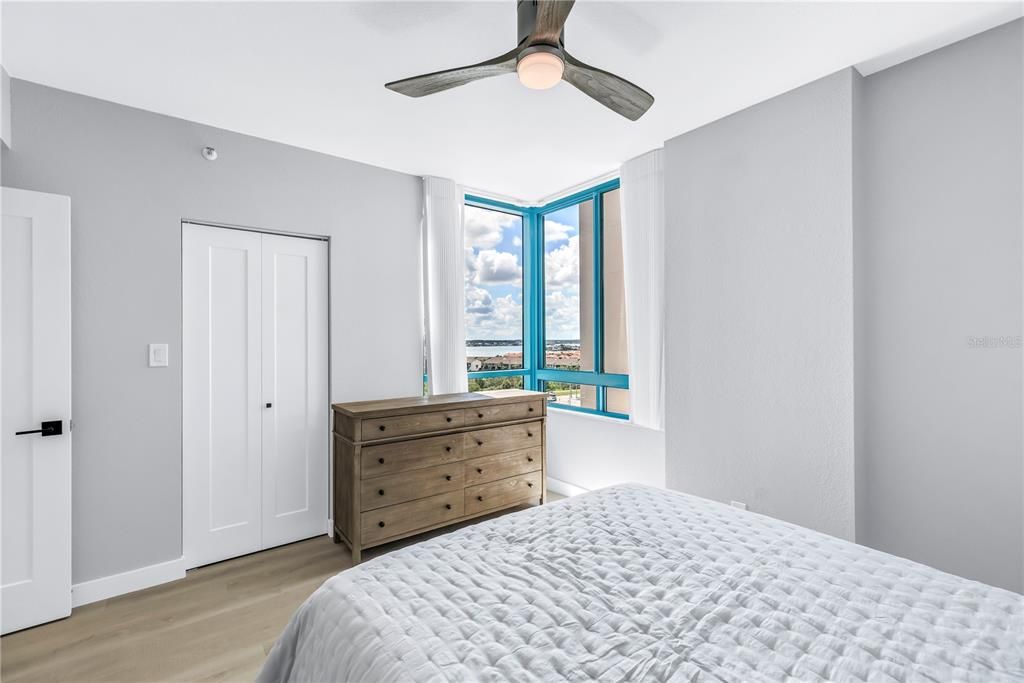 Bedroom, Interior, Water, Wood Texture Flooring