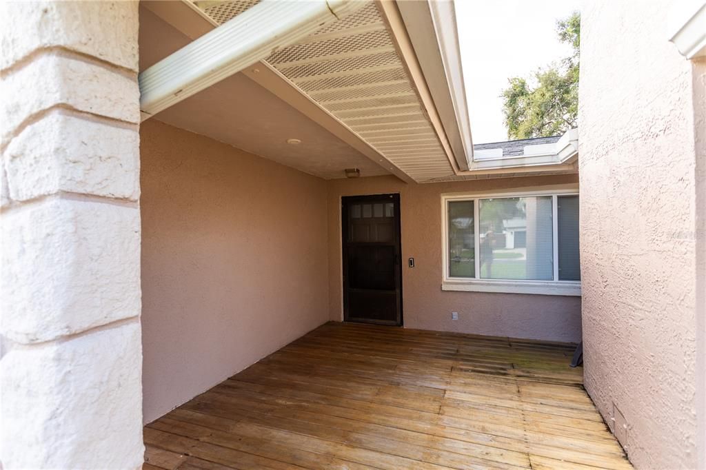 Exterior, Wood Texture Flooring