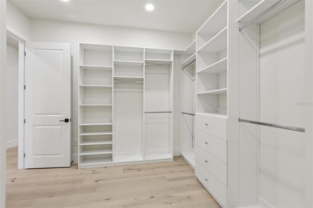 Interior, Recessed Lighting, Walk-in Closets, Wood Texture Flooring
