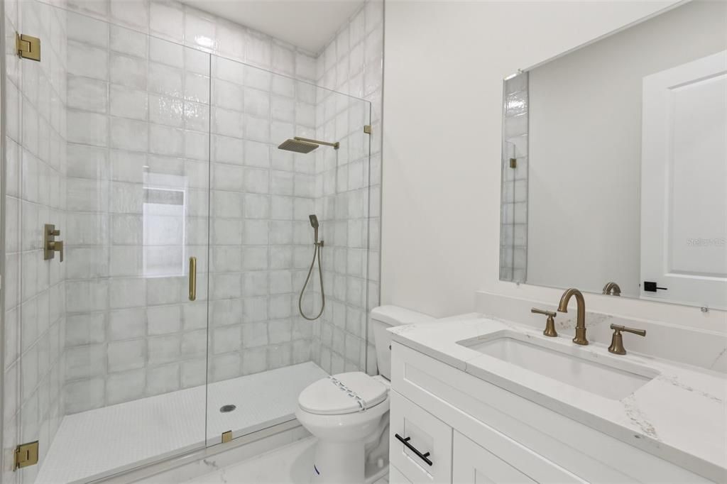 Bathroom, Glass Shower, Interior