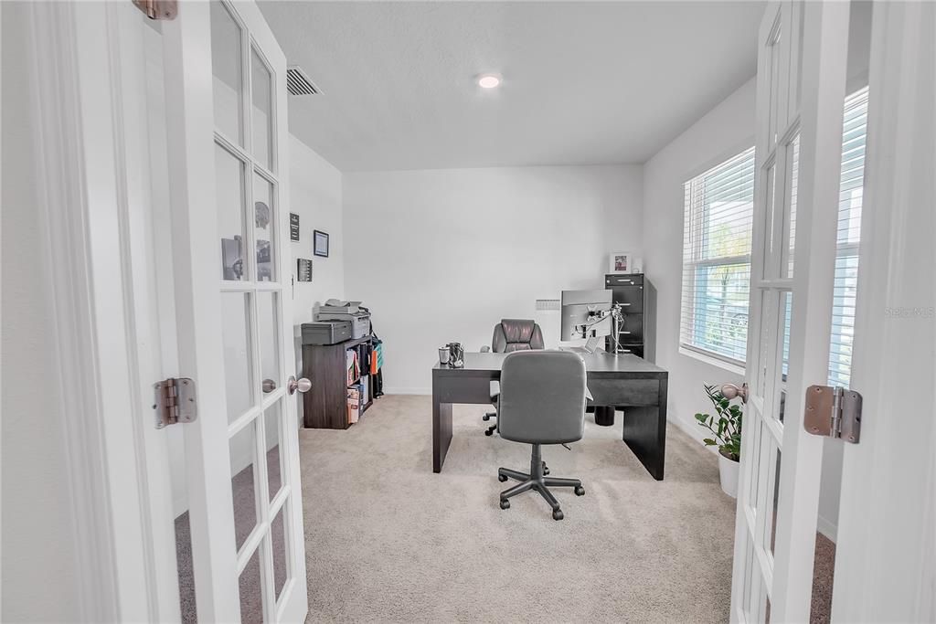 Home Office, Interior, Recessed Lighting