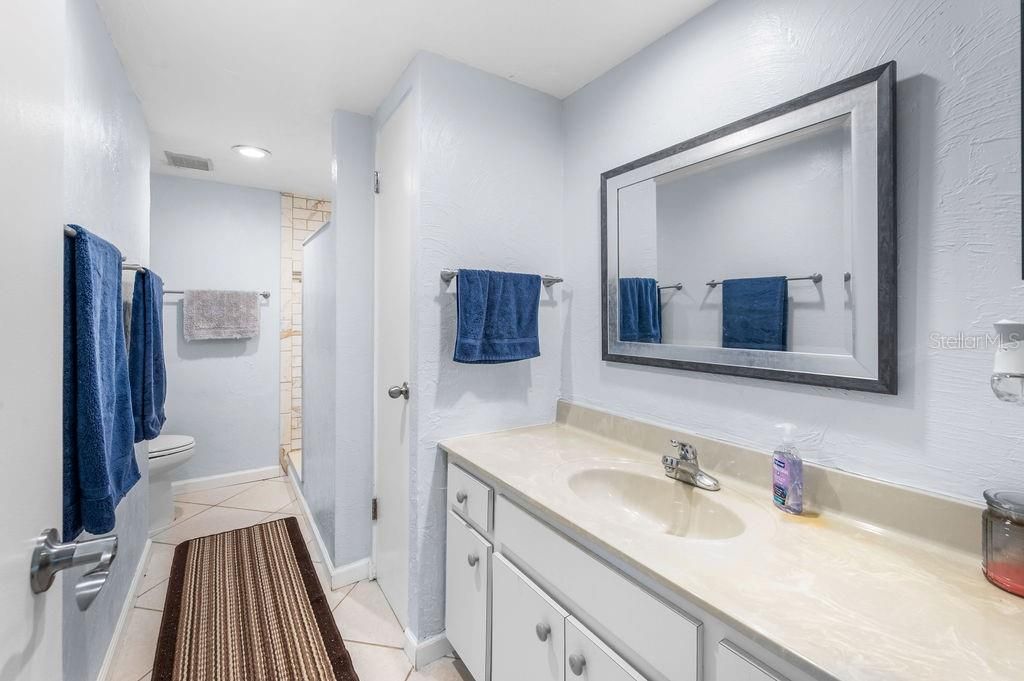 Bathroom, Interior, Recessed Lighting