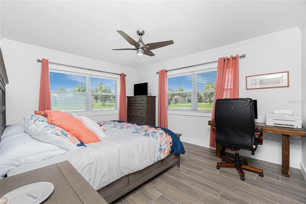 Bedroom, Home Office, Interior, Wood Texture Flooring