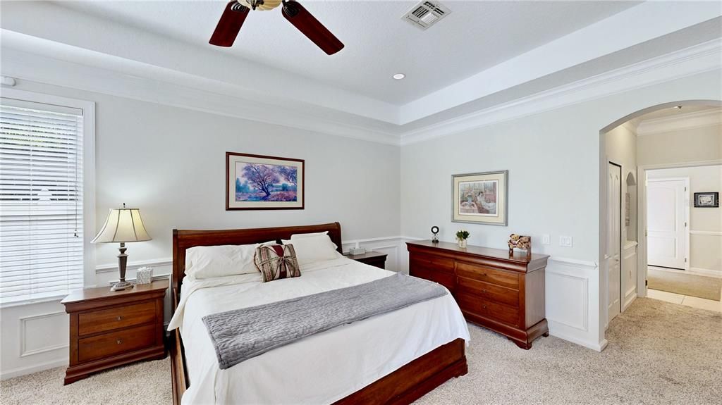Bedroom, Interior, Recessed Lighting