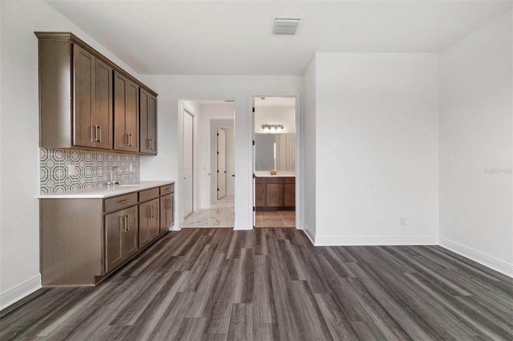 Empty room, Interior, Kitchen, Wood Texture Flooring