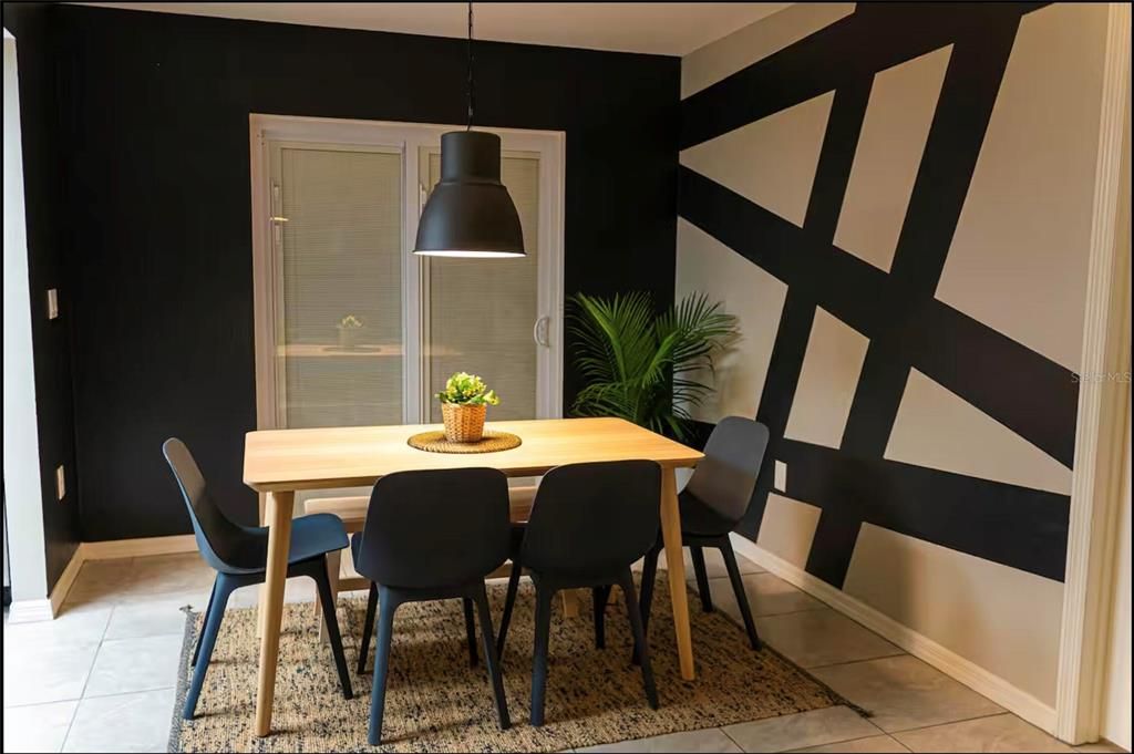 Dining room, Interior, Pendant Lights