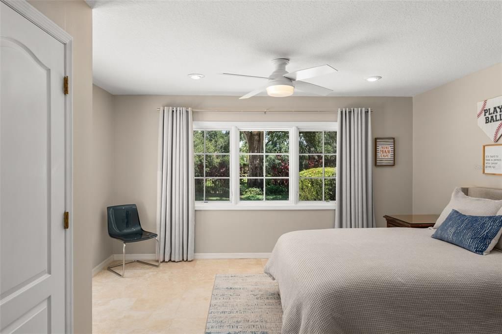 Bedroom, Interior, Recessed Lighting