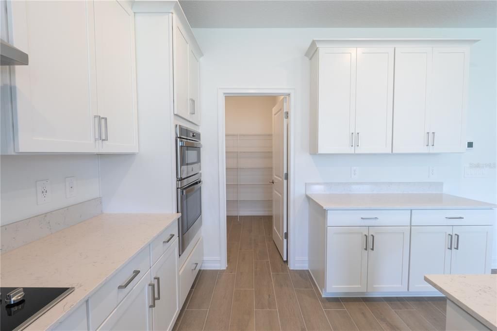 Interior, Kitchen, Wood Texture Flooring
