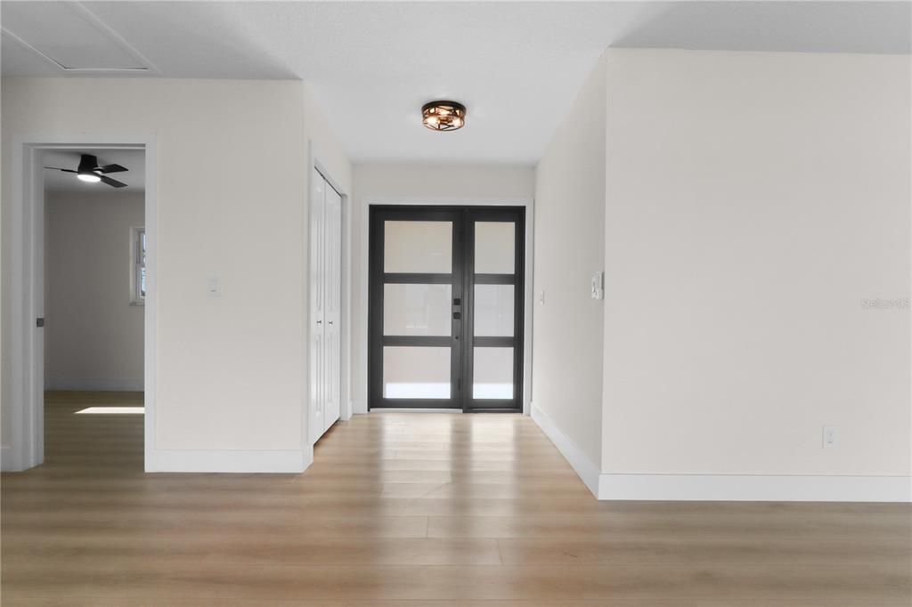Empty room, Interior, Wood Texture Flooring