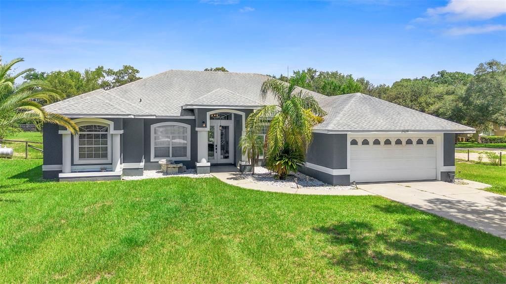 Attached, Backyard, Exterior, Facade, French Provincial