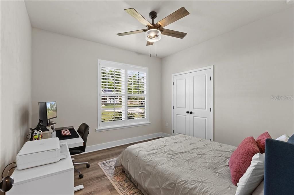 Bedroom, Home Office, Interior, Wood Texture Flooring
