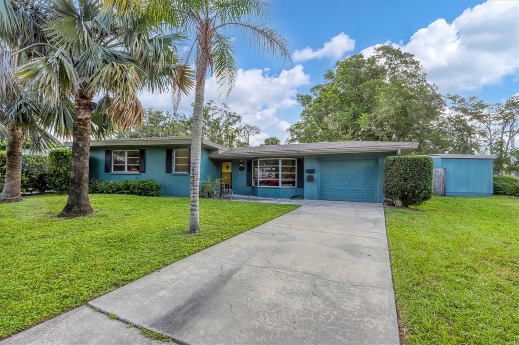Attached, Backyard, Exterior, Facade, Ranch