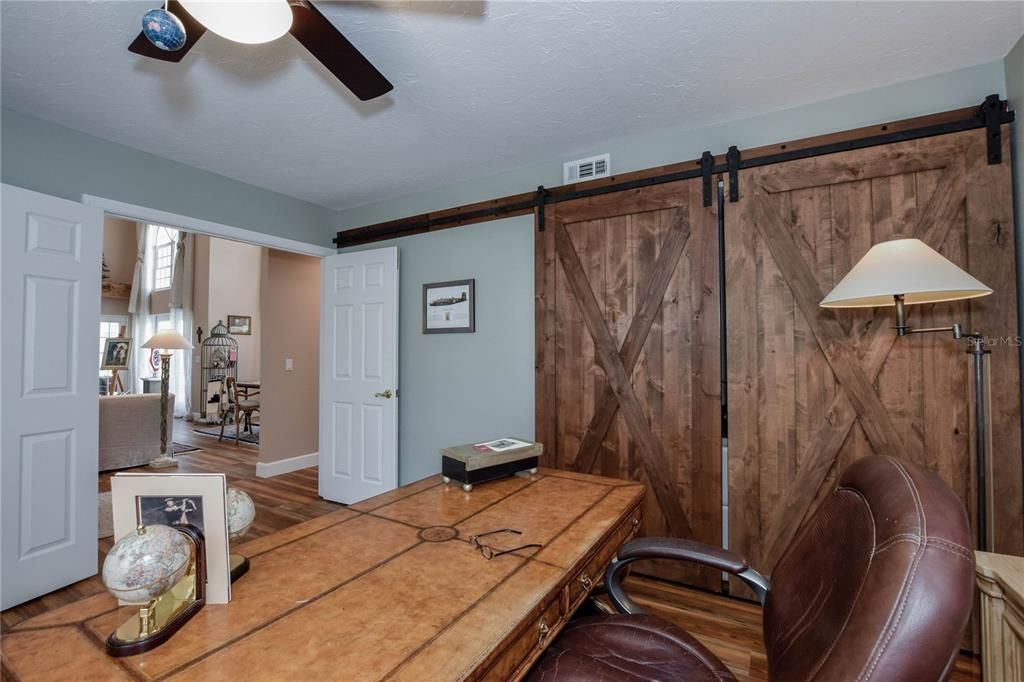 Home Office, Interior, Wood Texture Flooring