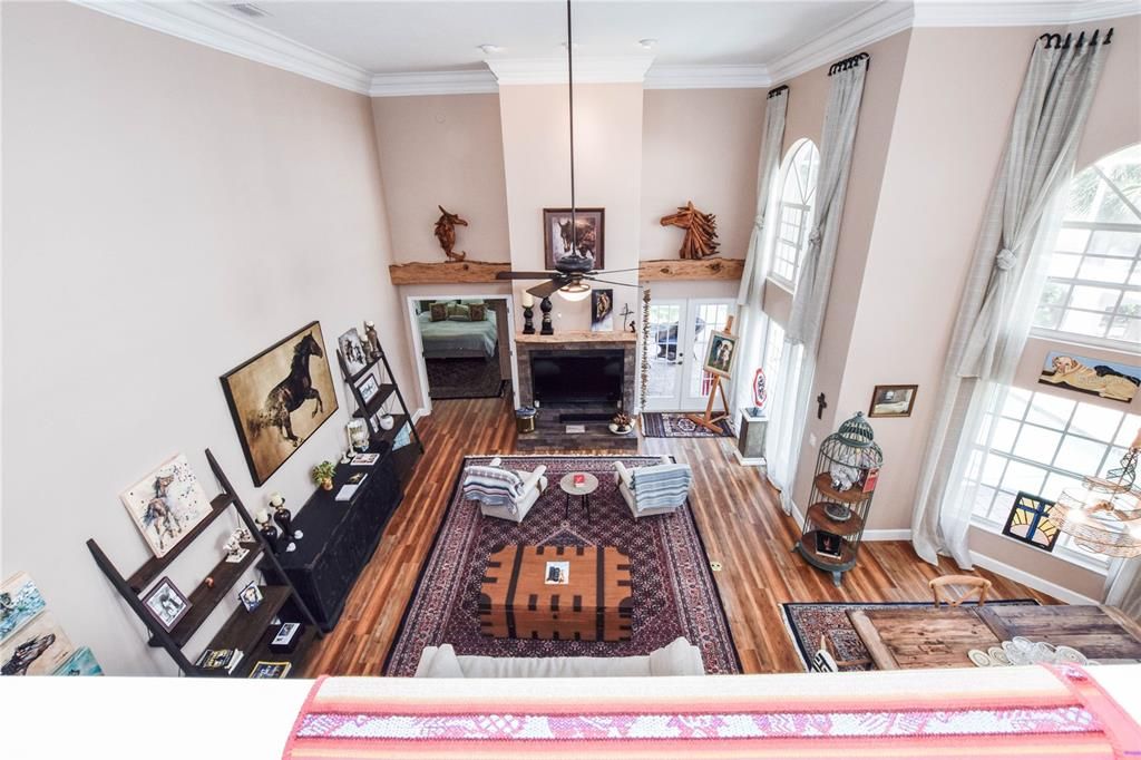 Fireplace, Interior, Living room, Wood Texture Flooring