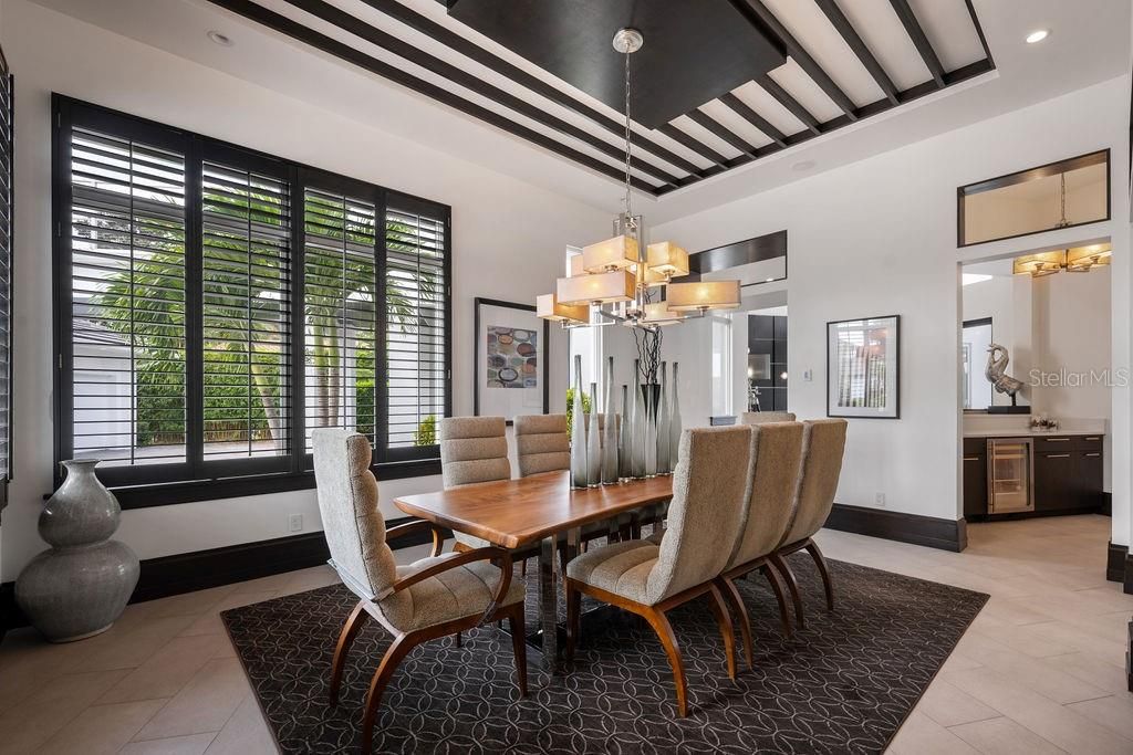 Chandelier, Dining room, Interior, Pendant Lights, Recessed Lighting