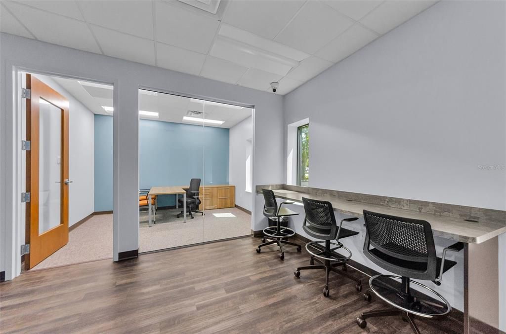 Home Office, Interior, Wood Texture Flooring