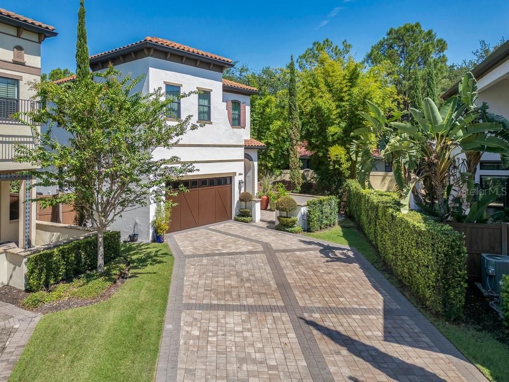 Attached, Backyard, Exterior, Facade, Mediterranean