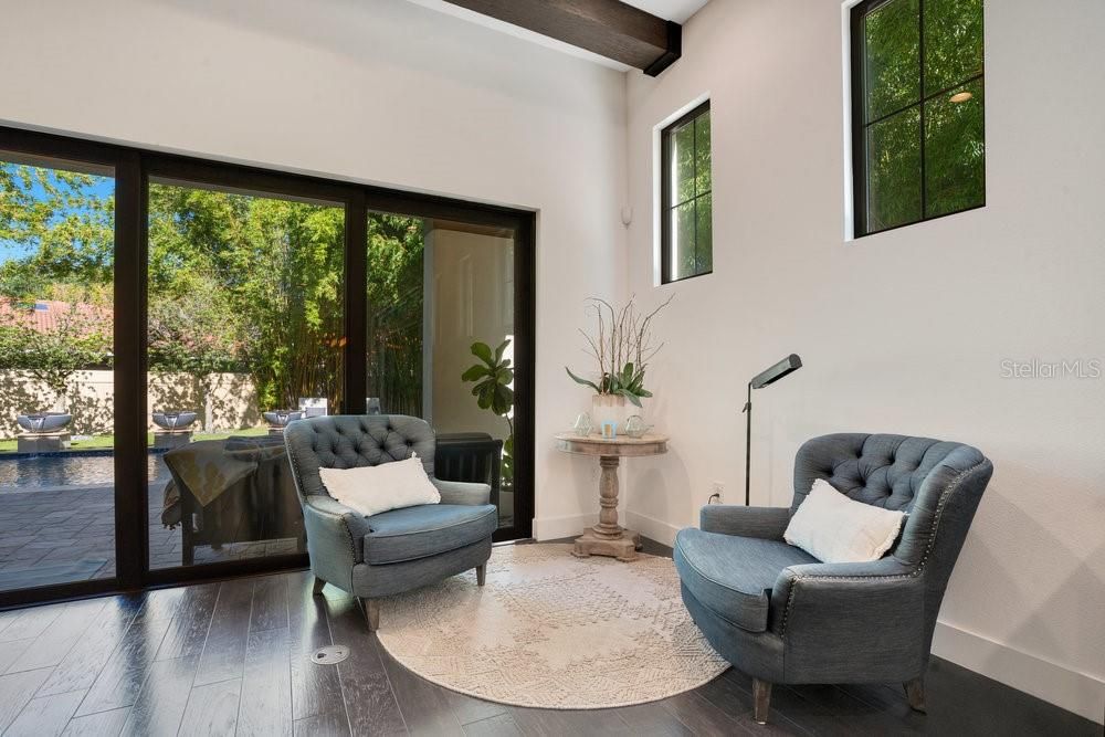 Interior, Wooden Beams, Wood Texture Flooring