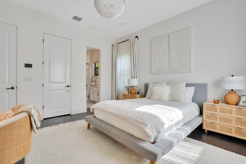 Bedroom, Interior, Wood Texture Flooring
