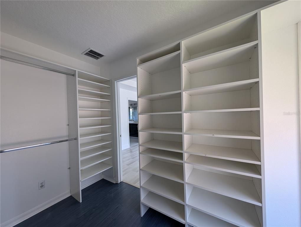 Interior, Walk-in Closets, Wood Texture Flooring