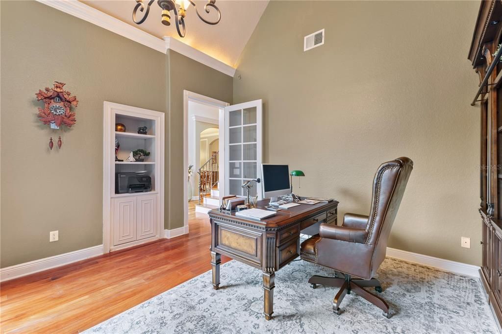 Home Office, Interior, Wood Texture Flooring