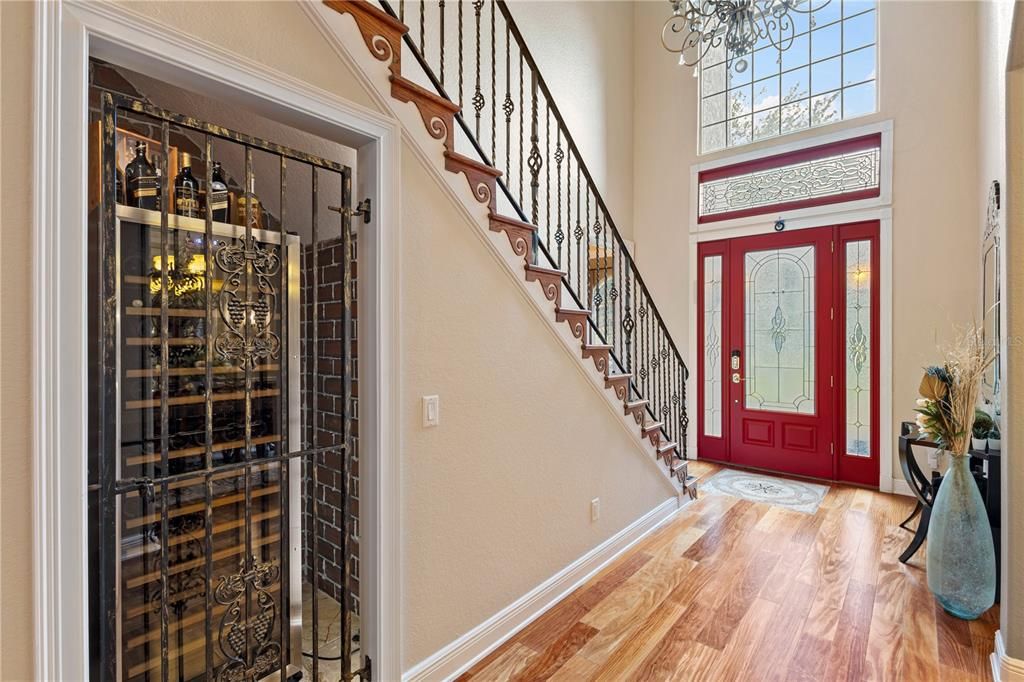Interior, Wine Storage, Wood Texture Flooring