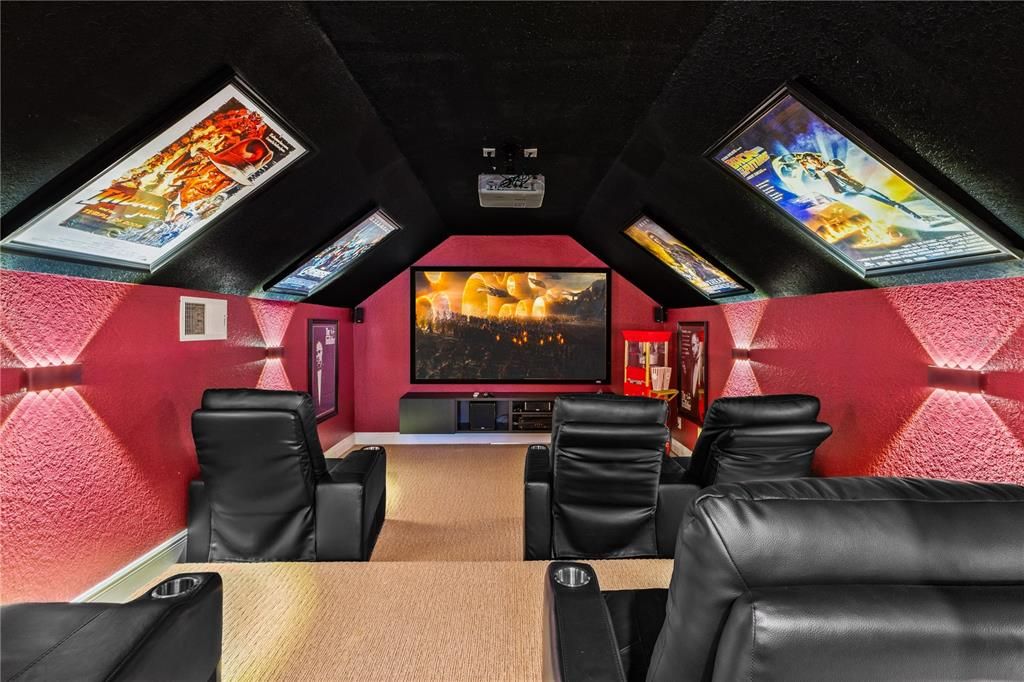 Home Theatre Room, Interior, Projection Screen, Theatre Room