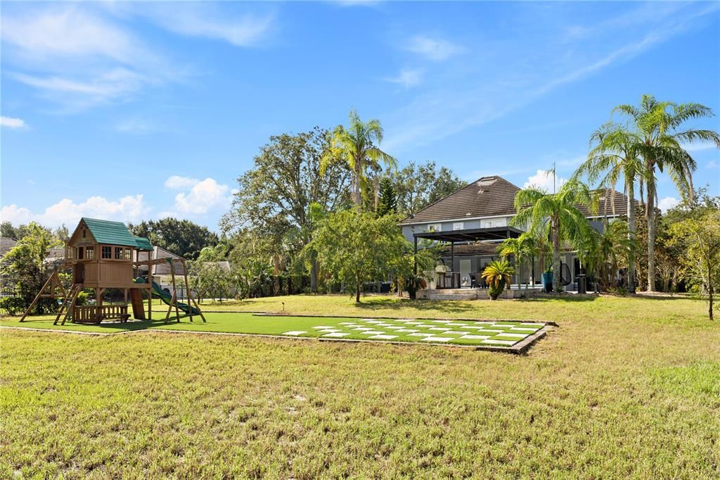 Backyard, Exterior, Playground