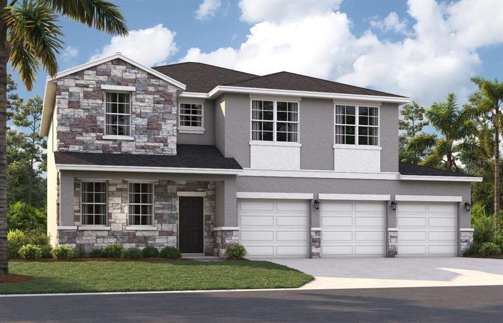 Attached, Exterior, Facade, Ranch