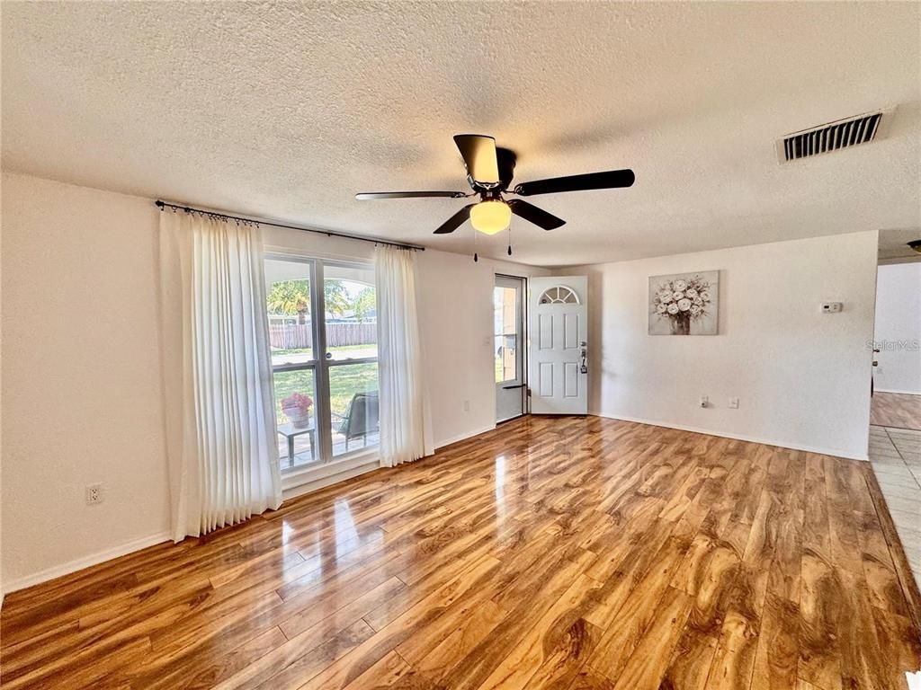 Empty room, Interior, Wood Texture Flooring