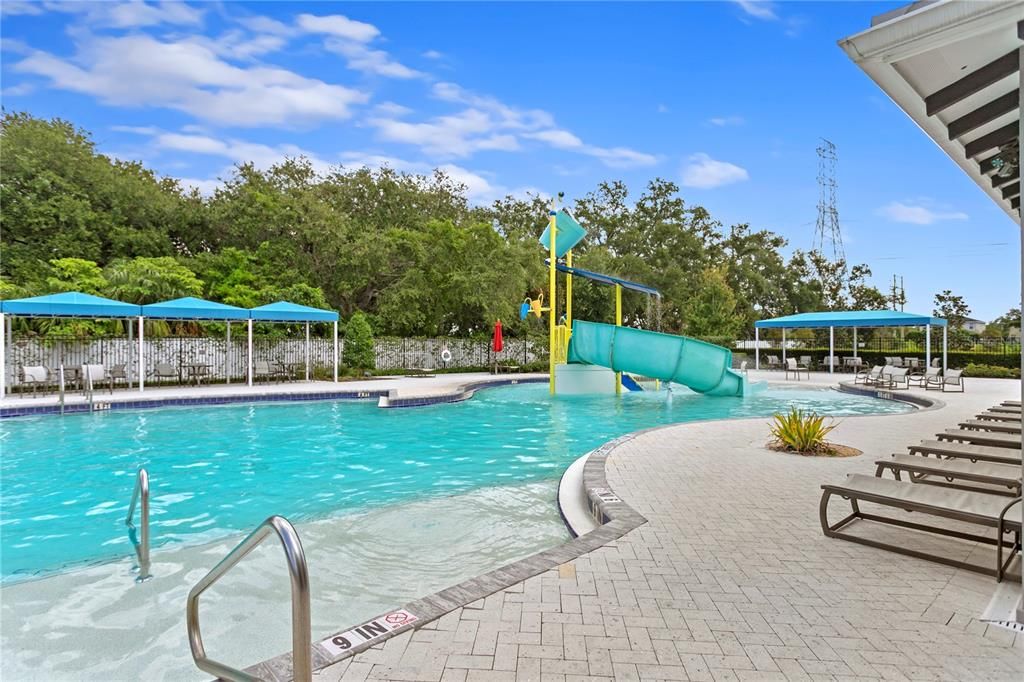 Exterior, Playground, Pool