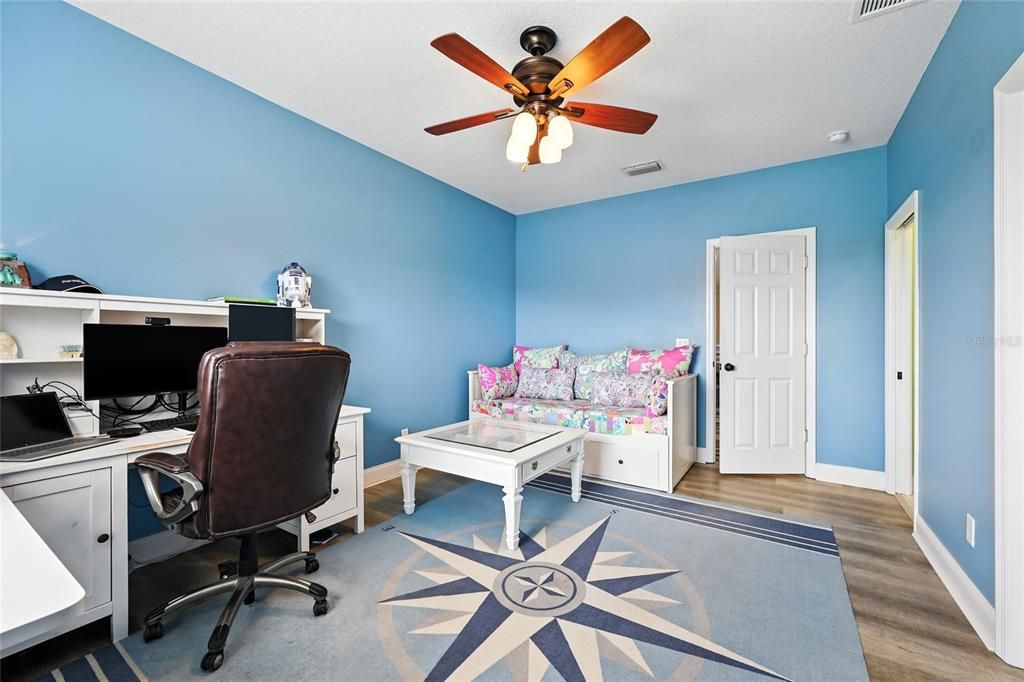 Home Office, Interior, Wood Texture Flooring