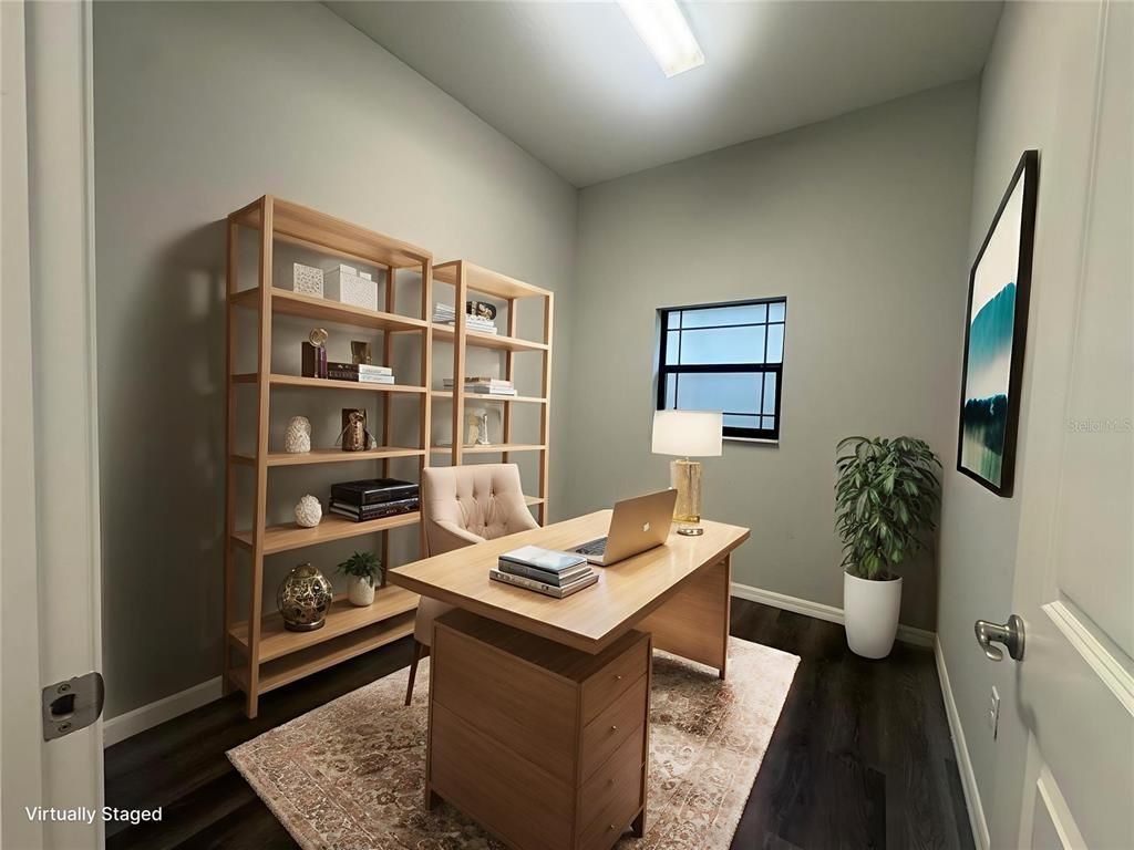 Home Office, Interior, Wood Texture Flooring