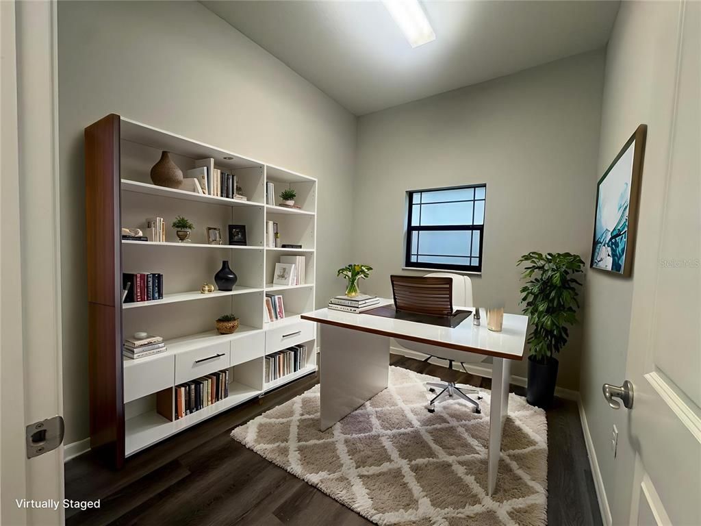 Home Office, Interior, Wood Texture Flooring