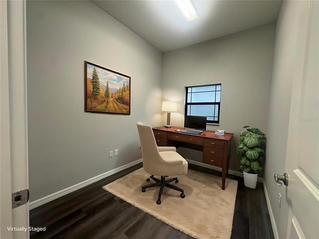 Home Office, Interior, Wood Texture Flooring