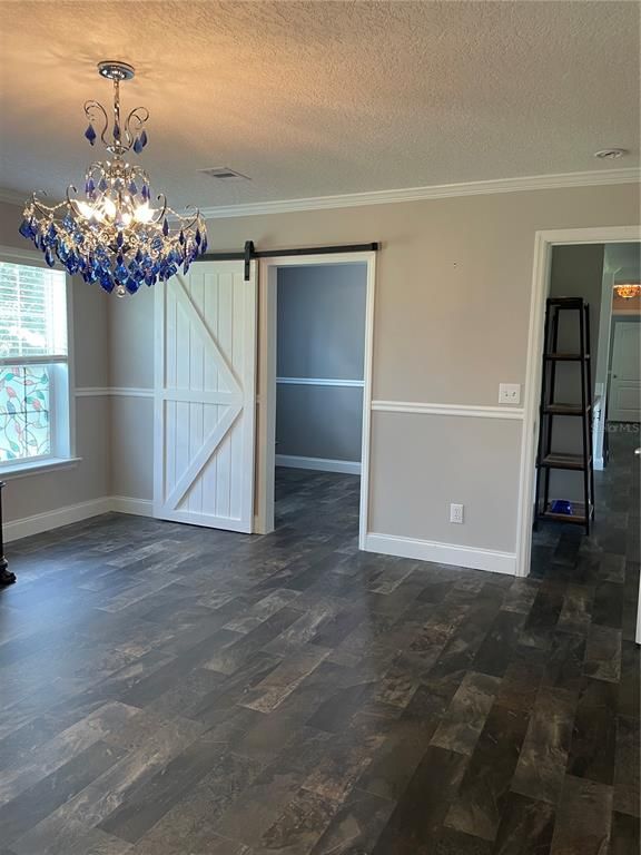 Chandelier, Empty room, Interior, Wood Texture Flooring