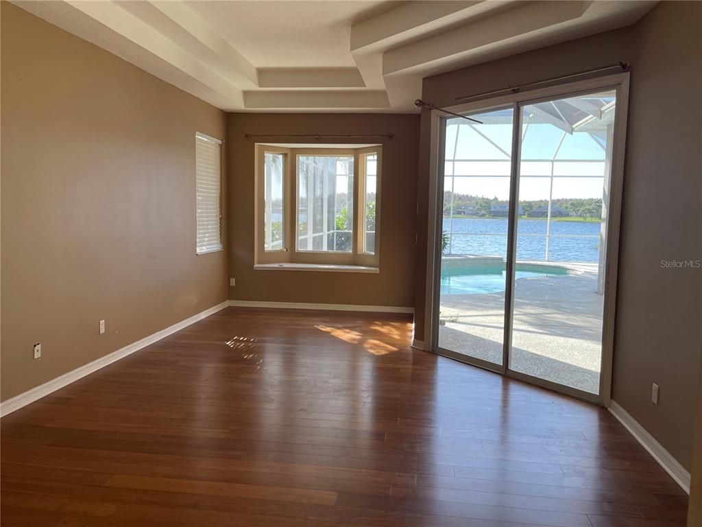 Empty room, Interior, Water, Wood Texture Flooring