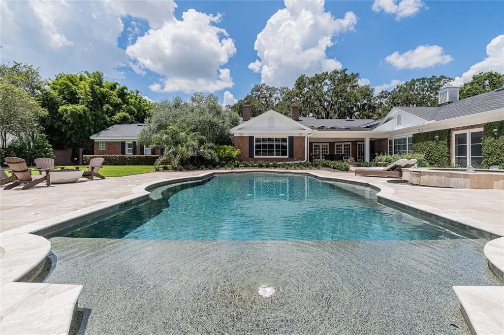 Exterior, Pool, Solar Panels