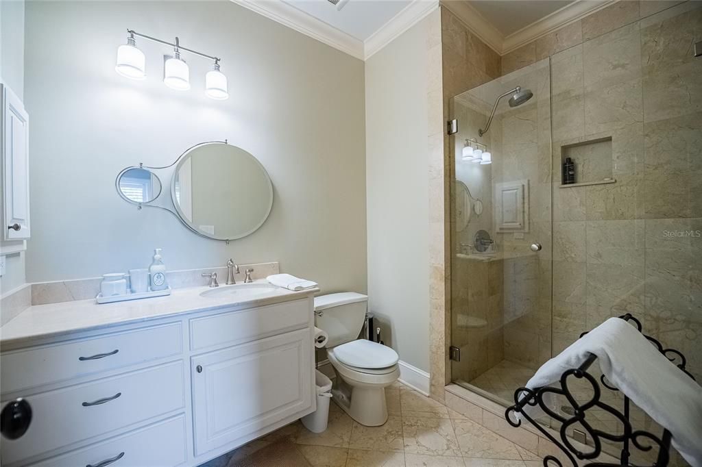 Bathroom, Glass Shower, Interior