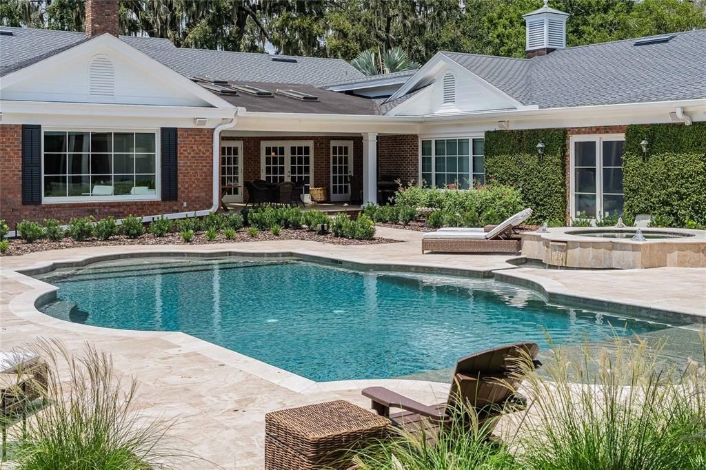 Exterior, Pool, Solar Panels