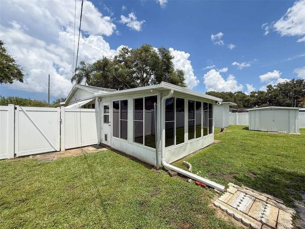 Backyard, Exterior