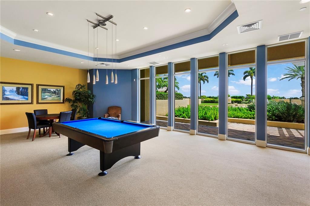 Billiard Table, Dining room, Game Room, Interior, Pendant Lights, Recessed Lighting