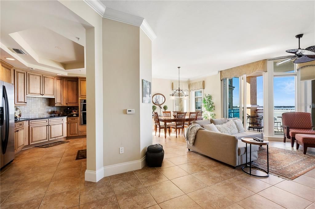 Chandelier, Dining room, Interior, Kitchen, Living room, Pendant Lights, Recessed Lighting, Water