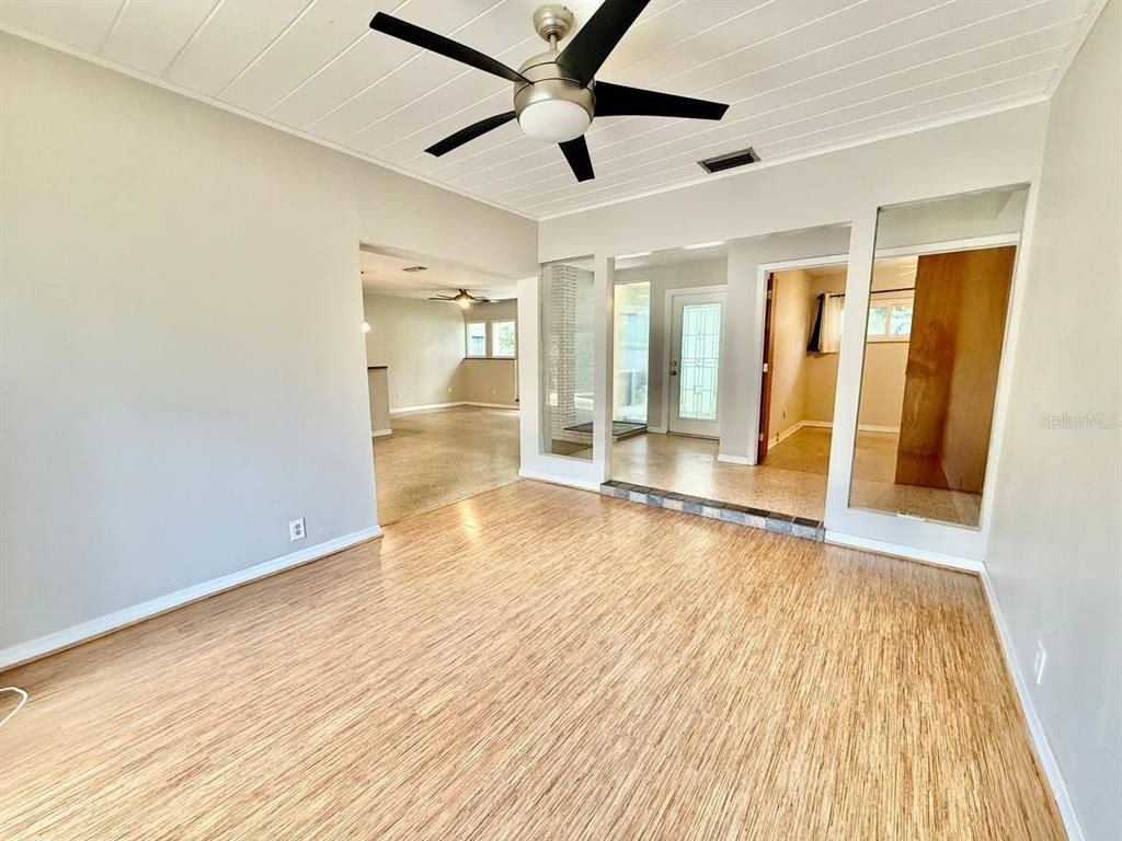 Empty room, Interior, Wood Texture Flooring