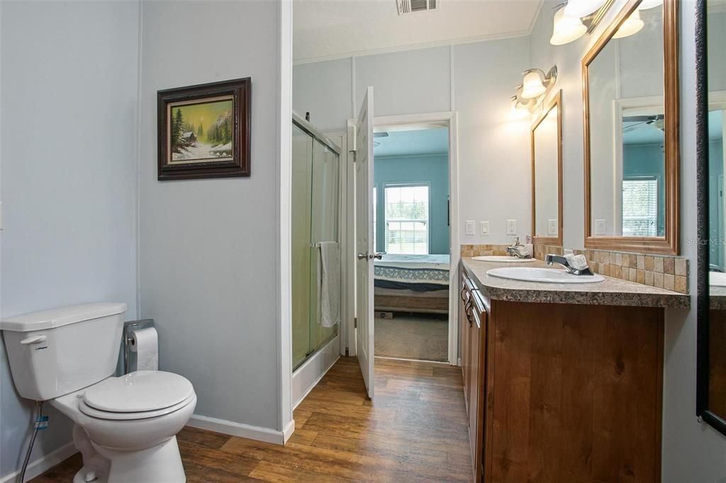 Bathroom, Interior, Wood Texture Flooring