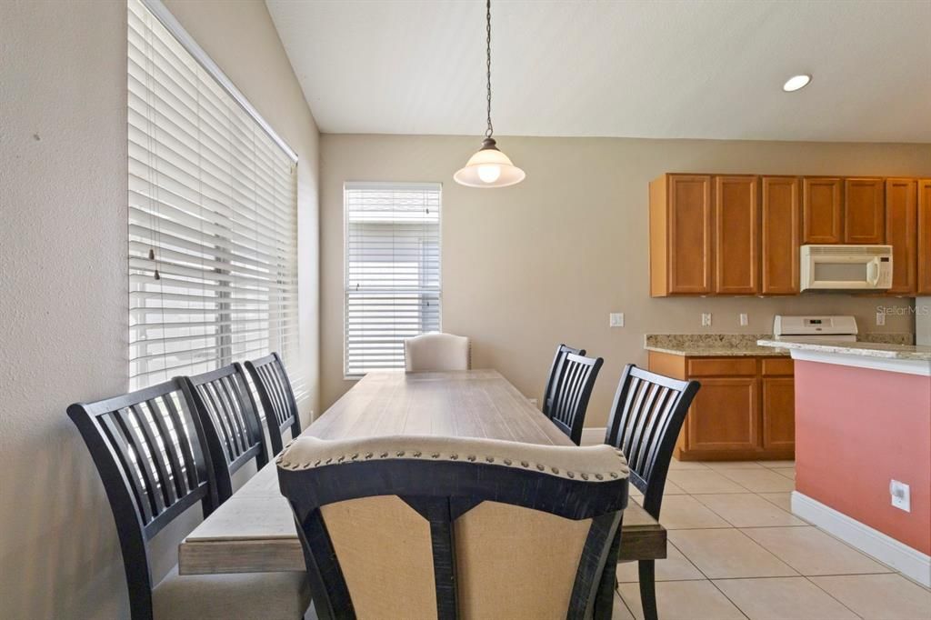 Dining room, Interior, Kitchen, Pendant Lights, Recessed Lighting