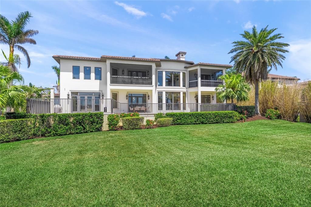 Backyard, Exterior, Facade, Mediterranean