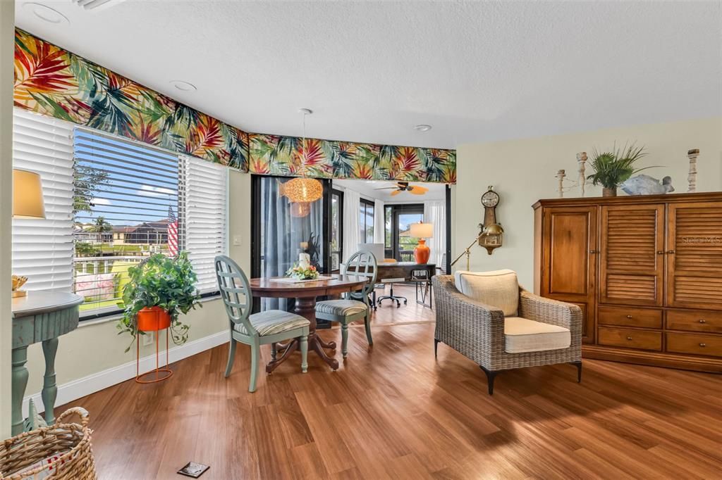 Dining room, Interior, Wood Texture Flooring